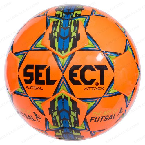 Футзальний м'яч Select Futsal Attack - shiny orange, артикул: 1073430662