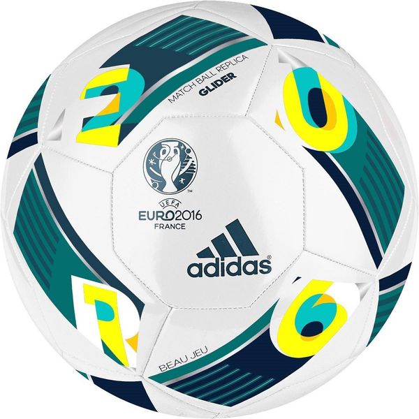Футбольний м'яч Adidas EURO 2016 Glider, артикул: AX7354