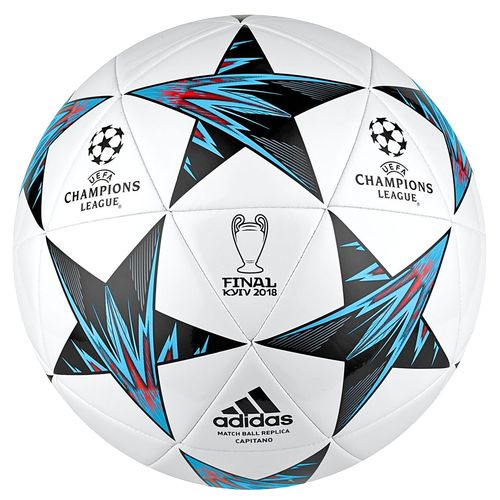 Футбольний м'яч Adidas Finale Kiev 2018 Capitano Ball Black, артикул: CF1201