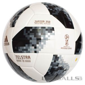 Футбольный мяч Adidas Telstar 18 Junior 350g, артикул: CE8142 фото 2