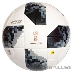 Футбольный мяч Adidas Telstar 18 Junior 350g, артикул: CE8142 фото 3