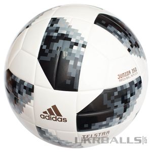 Футбольный мяч Adidas Telstar 18 Junior 350g, артикул: CE8142 фото 5