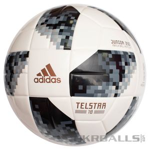 Футбольний м'яч Adidas Telstar 18 Junior 350g, артикул: CE8145 фото 6