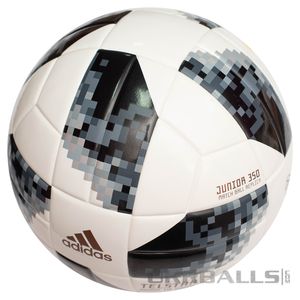 Футбольний м'яч Adidas Telstar 18 Junior 350g, артикул: CE8145 фото 7