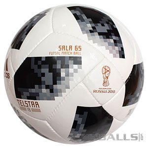 Футзальный мяч Adidas Telstar World Cup Sala 65 FIFA 2018, артикул: CE8146 фото 3