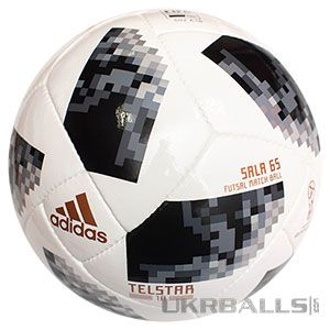 Футзальний м'яч Adidas Telstar World Cup Sala 65 FIFA 2018, артикул: CE8146 фото 8
