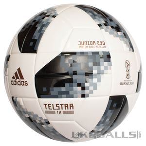 Футбольний м'яч Adidas Telstar 18 Junior 290g, артикул: CE8147 фото 2
