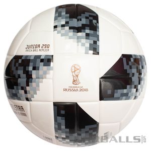 Футбольный мяч Adidas Telstar 18 Junior 290g, артикул: CE8147 фото 3