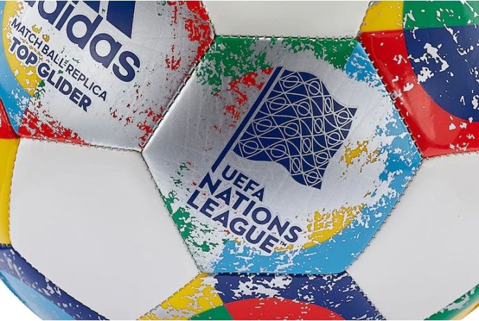 Футбольний м'яч Adidas UEFA Nationals League Top Glider r4, артикул: CW5268 фото 2