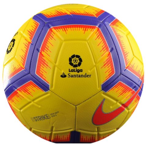 Футбольний м'яч Nike La Liga Strike 2019 HI-VIS, артикул: SC3313-710 фото 2